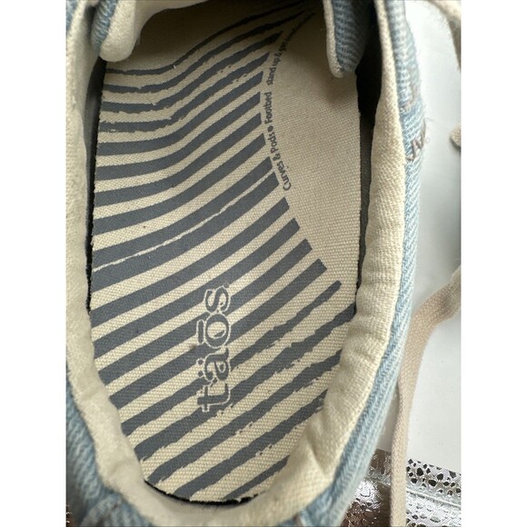 Taos Womens Chambray Light  Star Denim Casual Lace Up Shoes Size 8 - Picture 8 of 9